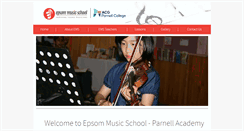 Desktop Screenshot of epsommusicschool.co.nz